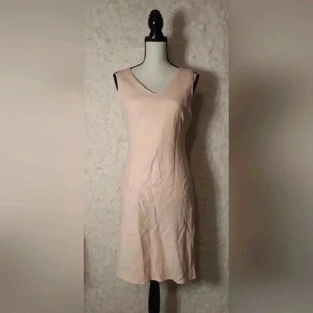Sherry Taylor Collection Embroidered Lined Sleeveless Dress Size M Graduation